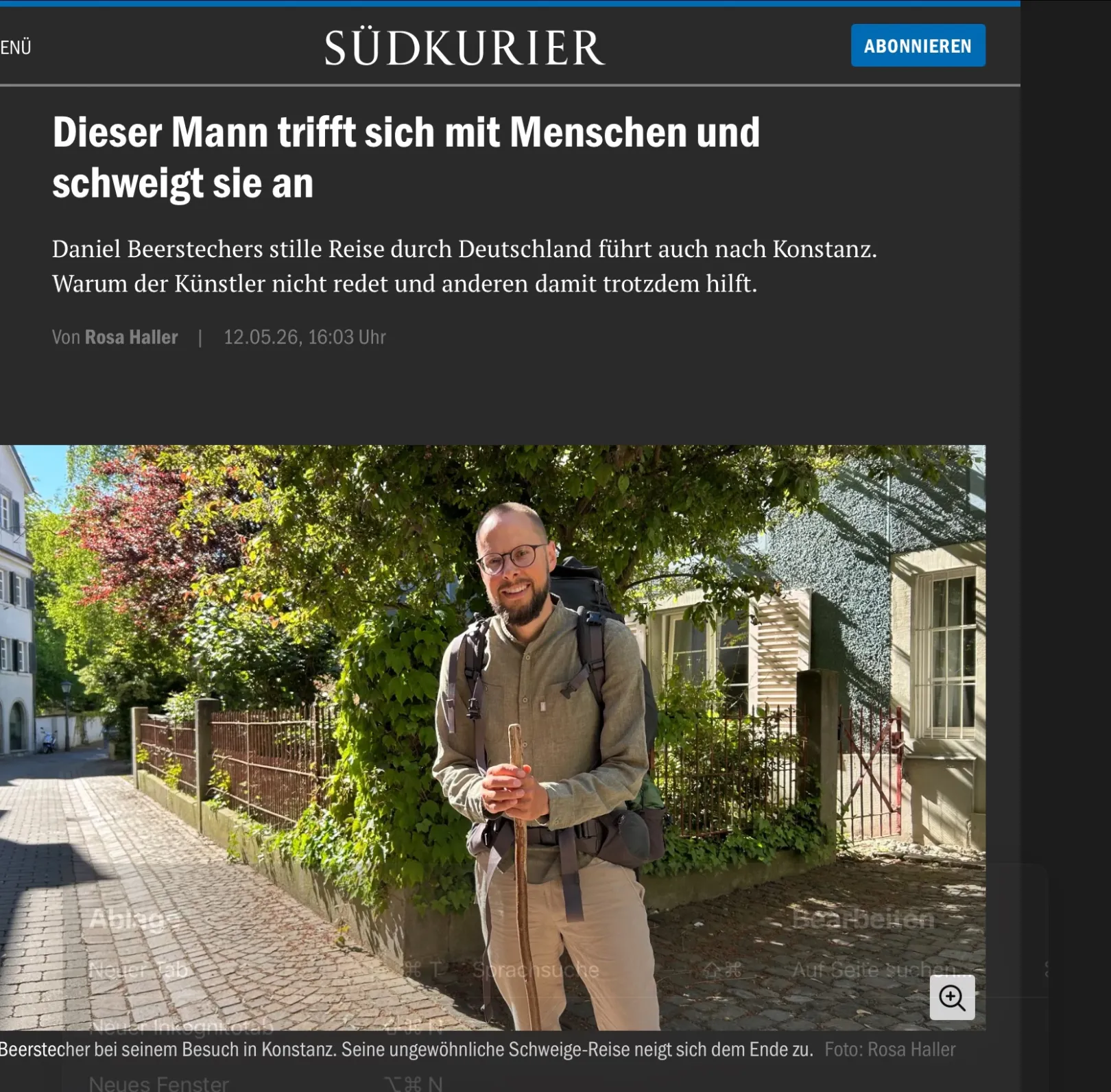 Ich höre zu – ein Jahr im Schweigen