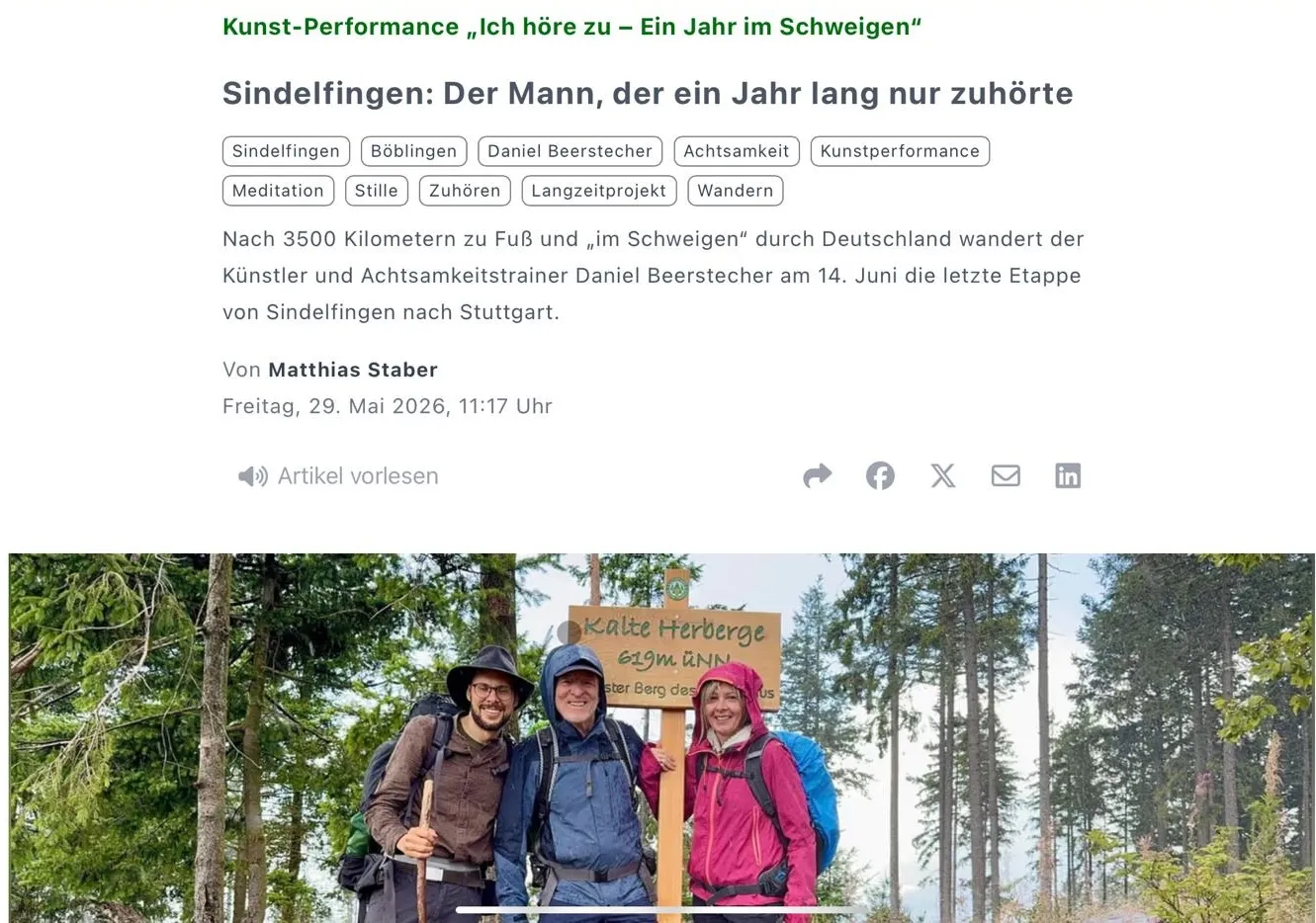 Ich höre zu – ein Jahr im Schweigen