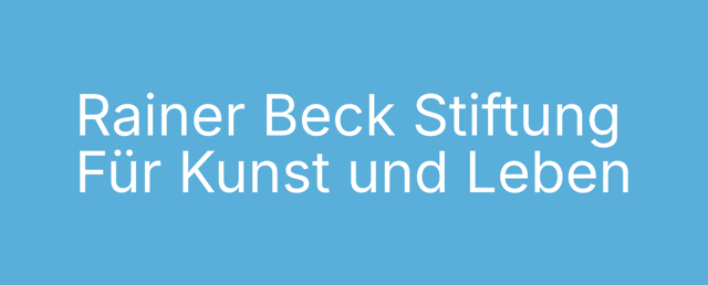 Ich höre zu – ein Jahr im Schweigen - https://rainer-beck-stiftung.de